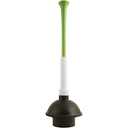 PlumbCraft 14-18-in. Stow-Away Plunger with Adjustable Handle 7503500, Heavy Duty Toilet Plunger for Households, Ergonomic Plunger to Unclog Toilet, Toilet Bowl Plunger with Ergonomic Handle