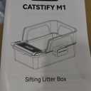 Stainless Steel Extra Large Litter Box for Big Cats, High Sided, Anti-Leakage, Easy Cleaning - Catstify M1