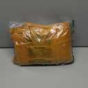 RYB HOME Velvet Curtains for Bedroom, Rod Pocket Soft Fabric Curtains & Drapes for Living Room, Sliding Glass Door, Marigold, W 62 x L 90, 2 Panels Set