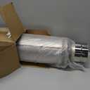 5" Inlet Diesel Exhaust Muffler with Clamp, 5'' Inlet & Outlet, 7" x 24" Body 30" Whole Length Universal Resonator, Straight Through Design, Stainless Steel Mufflers Resonator