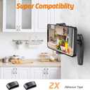 WixGear Phone Holder for Desk, Premium Adjustable Phone Stand for Desk, Home Office Accessories, Desktop Phone Holder Mount for iPhone and All Smartphones