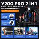VDIAGTOOL V200 Pro Automotive Circuit Tester, Power Circuit Probe Tester Breaker Finder Tool, 12/24V Electrical Open Short Circuit Finder, Wire Tracer, AC/DC Trailer Relay Fuse Test for 99% Cars