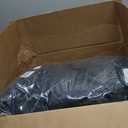 Kipiea Heavy Duty 500D 24ft Round Pool Cover for Above Ground Pools, Swimming Pool Cover with Full Circle Straps, Anti-Slip Straps and Tent Stakes, Featuring Windproof, Waterproof and Dustproof Design