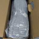 Cozy Bliss Faux Fur Throw Blanket for Couch, Cozy Warm Plush Striped Blanket for Sofa Bedroom Living Room, 50 * 60 Inches Gray