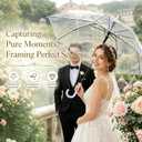 50 Pcs Clear Umbrella Wedding for Rain, Clear Wedding Umbrellas Bulk