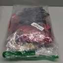 Vermeyen 8 Pcs Pirate Costume Accessories for Women with Head Scarf Wrap Pirate Corset Eye Patch Necklace Sash Chain Belt (Red)