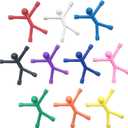 10Pcs Magnet Men, Refrigerator Magnetic Toys, Fun Humanoid Magnet Sensory Fidget Travel Toys for Kids, Magnetic People Building Figures for Fridge, Whiteboard Decorative Gifts Stuffers