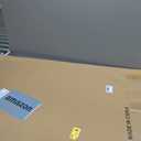 SOUGUAN Modern Wall Art Abstract Wall Decor Neutral Art Paintings 24"x48" Canvas Painting for Dining Room Area Poster for Bedroom (Orange)