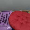 Fumete 12 Pcs Floor Pillows Cushions Seating 16 x 16 Inches Color Round Seat Reading Floor Chair Cushions for Kids Adults Classroom Home School Playing Supplies(Bright Color)
