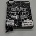 ArtCreativity Giant Spider Halloween Decorations, Includes Two 24" Spiders and a 16.4' Spider Web, Outdoor Spider Web Decoration with 2 Giant Spiders, Outdoor Halloween Decorations for Haunted House