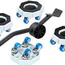 Rotating Furniture Mover Heavy Duty Transport Roller for Sofa, Washer, Refrigerator & Home Moving Furniture Moving Transport Roller (Set 2)