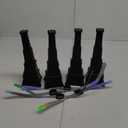 Fly Fans for Tables, Fly Repellent Fan Keep Flies Away, Battery Powered Bug Fans with Holographic Blades for Picnic, BBQ, Restaurant, Party and Kitchen, Indoor and Outdoor 4 Pack