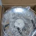 CAROTE Non Stick Frying Pan Skillet, Nonstick Granite Fry Pan with Glass Lid, Egg Pan Omelet Pans, Stone Cookware Chef's Pan, PFOA Free (Classic Granite, 10-Inch)