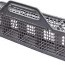Universal Dishwasher Cutlery Basket Replacement WD28X10128 Dishwasher Utensil Silverware Basket, Compatible with Part No. AH959351, EA959351, PS959351, WD28X10127, WD28X10132