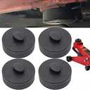 AUTOXBERT 4pcs Rubber Jack Pad Support Point Adapter Jacking Trolly Car Removal Repair Tool for Porsche 911 964 993 996 991 Cayman Boxster (Black)