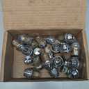 24PCS M14x1.5 Lug Nuts OEM for 2015-2024 F150 Expedition Navigator Factory Stock Aluminum 14x1.5 Wheel Nuts (14mmx1.5 (OL: 46mm), Chrome)
