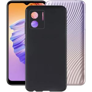 for Doogee N50 [6.52"] Case, Soft Silicone Bumper Shell Black Flexible Rubber Phone Protective Cases TPU Cover for Doogee N50 -Black
