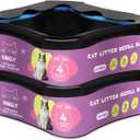 Premium Cat Litter Refill Bags |Jumbo 28FT 2-Pack | Lasts Up to 4 Months | 2 Cartridges for Superior Odor Control