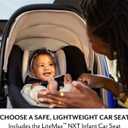 Evenflo Pivot NXT Travel System with LiteMax NXT Infant Car Seat (Latte Tan), EXP: 04/14/2036