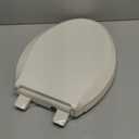KOHLER CACHET Nightlight Soft Close Toilet Seat Elongated, ReadyLatch, Grip-Tight Hardware, Biscuit