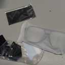 livho Vintage Aviator Blue Light Blocking Glasses, Fashion Oversized Frames with UV Protection Coating, Unisex Design (*Black Briliant)