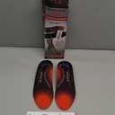 Physix Gear Orthotic Insoles for Men & Women - Arch Support Orthotics Insole, Orthopedic Insoles, Inserts for Men & Women, Foot Insoles for Plantar Fasciitis Comfort, Shoe Insert, Feet, Red/Black, L (L - US Mens 10 - 11 1/2 | Womens 12 - 13 1/2)