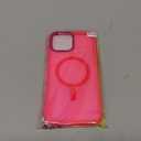 BENTOBEN Magnetic for iPhone 13 Pro Max Case, [Compatible with MagSafe] Translucent Matte Frosted Anti-Fingerprint Slim Shockproof Women Men Protective Cover Case for iPhone 13 Pro Max 6.7",Hot Pink