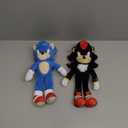 Sonic 3 Movie Plush Sonic & Shadow 9-Inch Stuffed Toy Figures - Officially Licensed Sonic The Hedgehog 3 Movie, Amazon 2-Pack Kids Plush Toy Figure Set