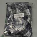 Women's Plaid Skirts High Waisted Knot Front Asymmetrical Hem Mini Skater Skirt, Size L