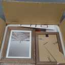 Picture Frame Set 10 Pack, Picture Frames Collage Wall Decor with Mat for Multiple Sizes Photos, Two 8x10, Four 5x7, Four 4x6, Photo Frames for Wall and Tabletop, Rusic Brown (Rustic Brown)