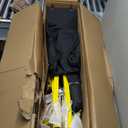 Volleyball Training Net System - Sturdy, Adjustable, and Portable Practice Net | Includes Roller Bag and Volleyball Kit | Ideal for Team or Solo Training (Yellow)