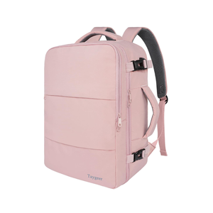 Taygeer Travel Backpack for Women, Carry On Backpack with USB Charging Port & Shoe Pouch, TSA 15.6inch Laptop Mochila Flight Approved, Nurse Bag Casual Daypack for Weekender Business Hiking, Pink