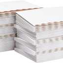 Juvale 100 Pack Mini Popcorn Boxes for Party, Bulk White Popcorn Containers for Movie Night Decorations (3 x 4 In) - Carnival Decor