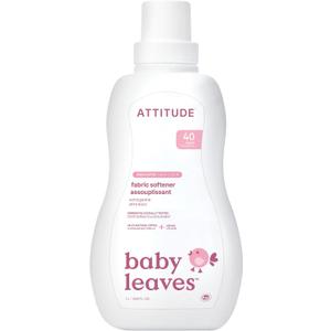 ATTITUDE Baby Fabric Softener, Plant and Mineral-Based Ingredients, HE Compatible, Vegan and Cruelty-free Laundry and Household Products, Unscented, 40 Loads, 33.8 Fl Oz