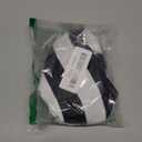 Dog Shirt Polo Shirt Striped Collar Puppy Clothes Summer Button Up Pet Clothes for Small Medium Dogs Cats for Boy Girl Pets (Black)