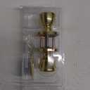 Polished brass Door handles, Tulip Series With Key