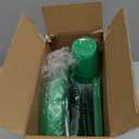 WELLIFE 210 PCS Green Plastic Plates for 30 Guests - Disposable Dinnerware Set Including Dinner Plates, Dessert Plates, 12oz Cups, Cutlery & Napkins, Green Party Plates