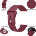 Meliya Silicone Watch Bands, 20mm Quick Release Soft Sport Replacement Watch Strap for Women Men