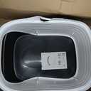 Arm & Hammer Rimmed Cat Litter Box with High Sides and Microban, Made in USA