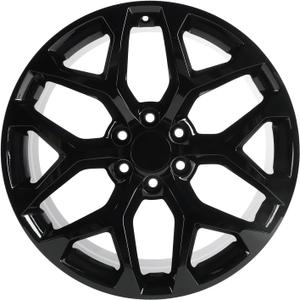 New Single 22 Inch 22x9Inch Light Black Premium Aluminum Alloy Wheel Rim Fits for Silverado 1500 Escalade Avalanche 1500 Blazer Colorado Suburban 1500, Direct Fit Replacement, 9510960