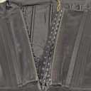 SHAPERX Fajas Colombianas Shapewear for Women Tummy Control Body Shaper Postpartum Butt Lifter with Zipper and Hooks (Black)