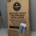 Regalo Easy Step 49-Inch Extra Wide Baby Gate, Includes 4-Inch and 12-Inch Extension Kit, 4 Pack of Pressure Mount Kit and 4 Pack of Wall Mount Kit, Platinum