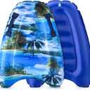 Inflatable Boogy Boards for Beach Travel Toys, 30 Cavas Slip Slide Water Park Body Surfing Board with Handles, Summer Fun Water Pool Game Toys for Kids 4,8,12 Ages Resort