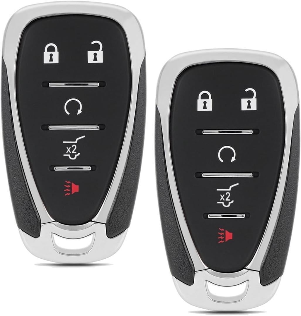 Key Fob Shell Replacement for Chevrolet Equinox 2018-2021 Blazer 2019-2020 Malibu Camaro Cruze Traverse 2016-2020, Keyless Entry Remote Case Compatible with HYQ4AA HYQ4EA 13529662