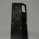 10 Pack Black Magic Floating Candles with Wand Remote-Flameless Taper Bleeding Candles, Battery Operated Candle Sticks Flickering LED Light for Spooky Theme Party Home Haunted Halloween Decor