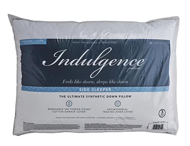 Indulgence Back/Stomach Standard/Queen Sleeper Pillow by Isotonic 28" x 20"