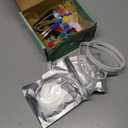 Little Hippo Baby Ornament Keepsake Kit (Newborn Bundle) - 2 Easels, 4 Ribbons & Letters! Handprint and Footprint Clay Casting Kit for Baby Shower Gifts, Boys & Girls