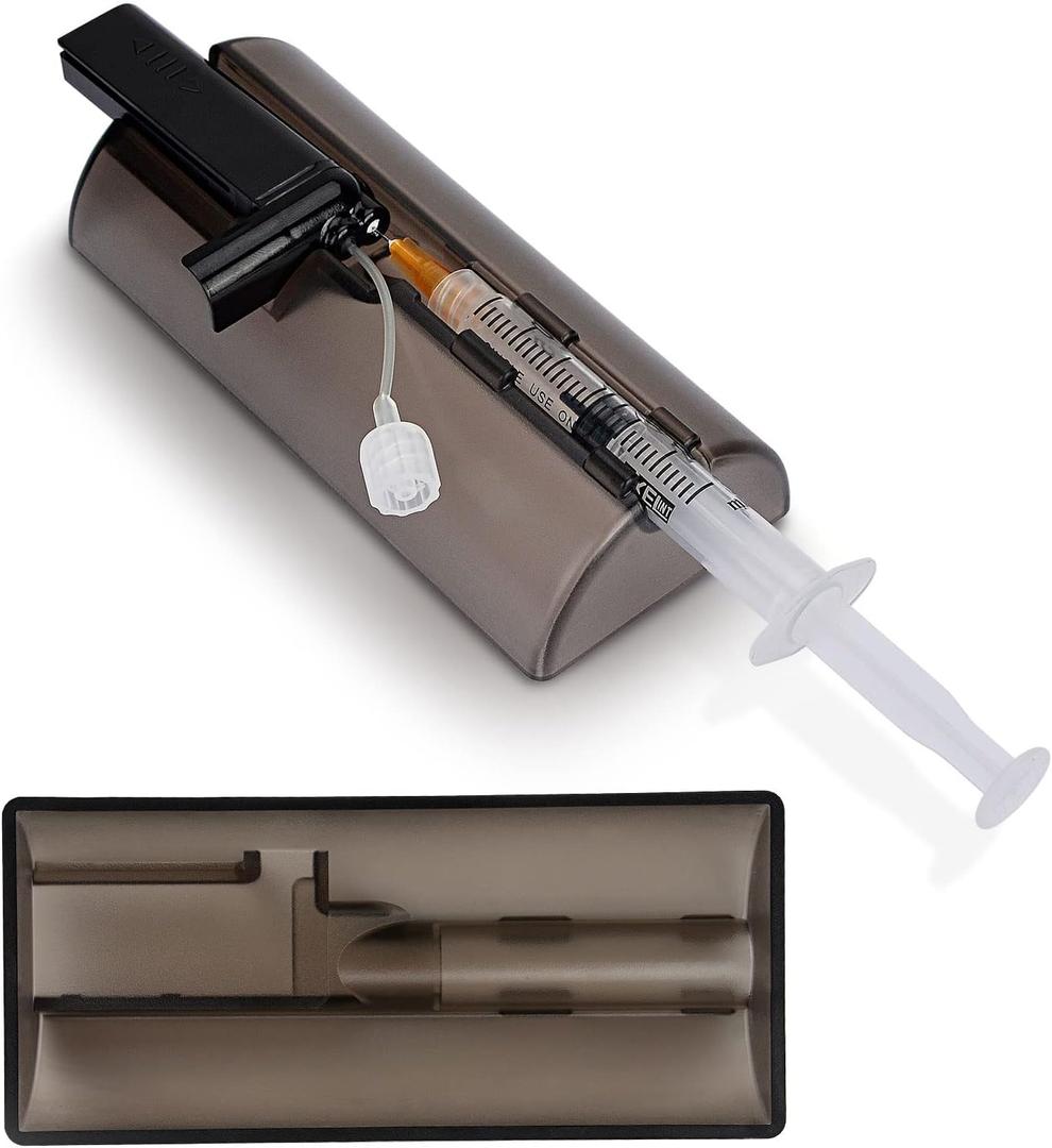 Tandem tslim X2 Pump Cartridge Filling Tool Accessories, tslim X2 Insulin Precise Alignment Filling Tool Accessories, Diabetic with Shaky Hands Visual Impairment Supplies, Black