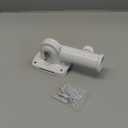Valley Forge Flag 2 Position 1" White Powder Coated Aluminum Flag Pole Bracket (2 Pack)