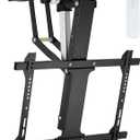 TOPSKY Electric Adjustable Ceiling TV Mount with Remote, Motorized Flip Down Fits for Flat and Pitched Roof and 32 to 70 Inch Flat and Curved Screen TVs (Black)